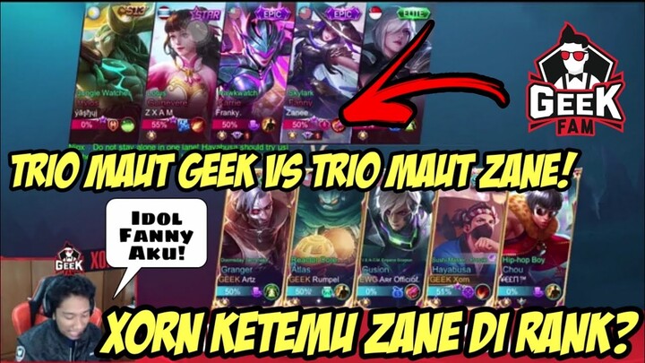 XORN VS ZANE DI RANK?ZANE PAKAI FANNY XORN AUTO SERIUS MODE ON! | MLBB MALAYSIA