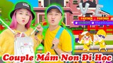 Chị Vê Và Anh Đức Couple Mầm Non Đi Học Trong Play Together - Vê Vê Official