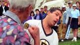 Adam Sandler's gets punched 17 times by a very old man