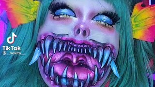 Crazy makeup 💄 Weird makeup