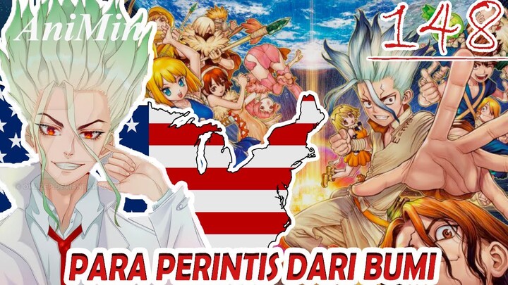 Semua Penduduk Amerika Juga Menjadi Batu - Review Dr Stone Chapter 148