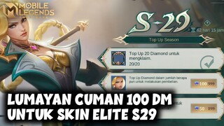 BURUAN COBAIN!! SKIN ELITE S29 SILVANA CUMAN 100DM | MOBILE LEGENDS BANG BANG