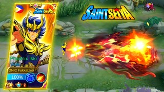 New Valir Phoenix Ikki Skin Full Gameplay & Review, How Much? MLBB X SAINT SEIYA COLLABORATION