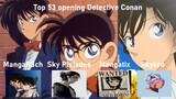 Top 53 opening Detective Conan (avril 2021)