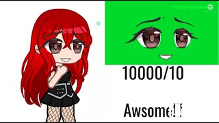 gacha green screen