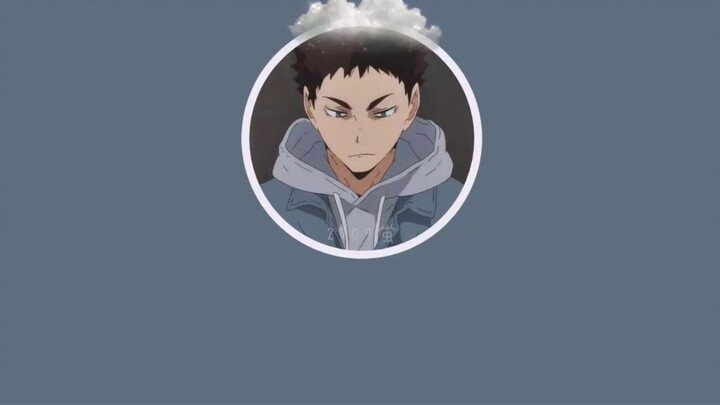 Good things before bed: Iwaizumi whispers beside you while you sleep