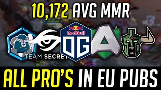 Most Intense EU pubs ever - 10,000+ Avg MMR Game - ALLSTAR