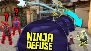 When VALORANT Players NINJA DEFUSE... #2