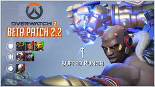 TANK DOOMFIST buffed again | Overwatch 2 Beta 2.2 Patch (Comparisons)