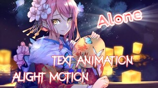 Tutorial Text Animation | Transisi Text | Alight Motion