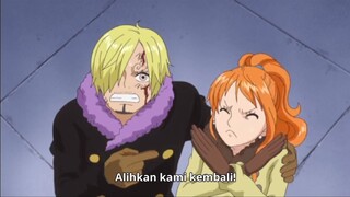 sanji ga mau bertukar jiwa lagi, udh nyaman sama tubuhnya nami