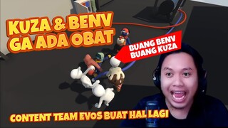 KUZA & BENV KENA BUNUH?? | HUMAN FALL FLAT HIGHLIGHTS | EVOS VIP ft BENV