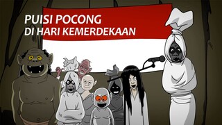 Pocong Baca Puisi di Hari Kemerdekaan - Kartun Hantu Lucu