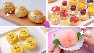 Vietsub - Làm những chiếc bánh dễ thương: bánh kem vịt Sally, Mochi đào, thạch cherry,...