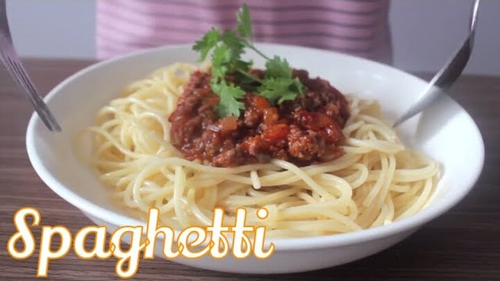 🍝 Mỳ Ý Sốt Bò Bằm đơn giản mà cực ngon | Easy Homemade SPAGHETTI & BEEF SAUCE recipe I MintaKitchen