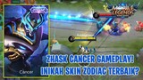 Zhask Cancer Zodiac Skin Gameplay (Skin Zodiac Terkeren!) - Mobile Legends
