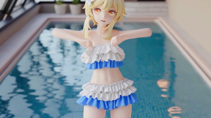 Try my little swimsuit [Genshin Impact / Realistic rendering / Cloth]