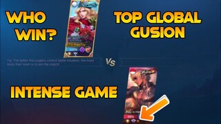 1v1 With Top Global Gusion | What a Intense Game | Who Win? - MLBB