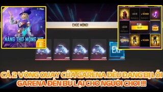 FREE FIRE | VÒNG QUAY KIM CƯƠNG VÀ VÒNG QUAY BAY MÀU BỊ LỖI - BẮT GARENA ĐỀN BÙ NGƯỜI CHƠI !!!