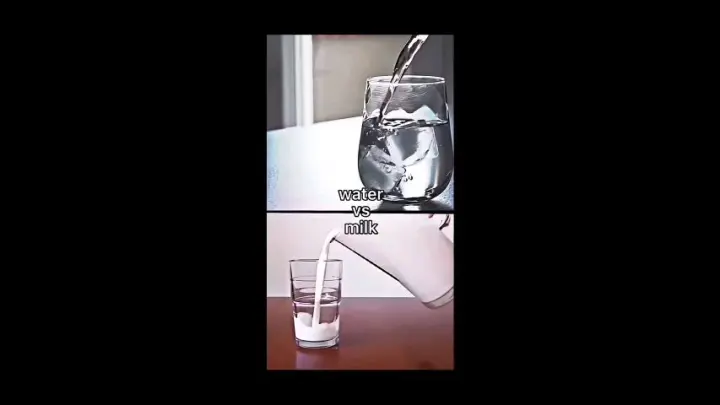 Water VS Milk