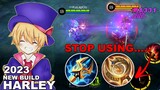 HARLEY The Evolve Build | STOP USING THIS ITEMS ON "HARLEY" | MLBB