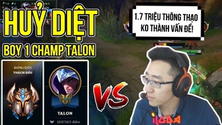 iLoda - DÙNG TƯỚNG DỊ KHẮC CHẾ BOY 1 CHAMP TALON 1,7 TRIỆU THÔNG THẠO RANK THÁCH ĐẤU!!!