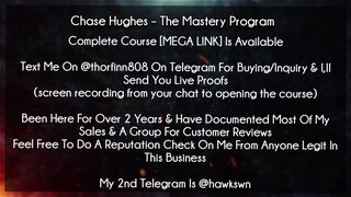 Chase Hughes – The Mastery Program course download