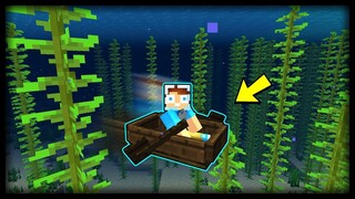 Mẹo đi thuyền dưới nước trong minecraft