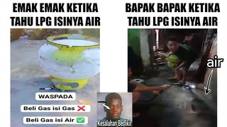 Emak Emak VS Bapak Bapak Ketika Tahu LPG Isinya Air 🤯...