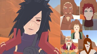 The 5 Kage vs Madara