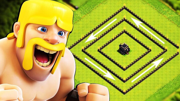 เมื่อแแกล้วจัดบ้านเดินวน จะมีใครตีแตกหรือไม่? - Clash of Clans