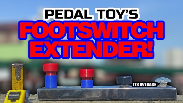 YOU REALLY NEED THESE! Footswitch Extender by Pedal Toy!