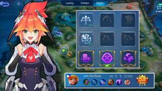 FANNY 1 HIT BUILD PLUS HIGH AND DRY EMBLEM | MLBB