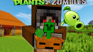 Minecraft Plant Vs Zombie Series 1 จุดเริ่มต้นของการปลูกพืชยิงซอมบี้