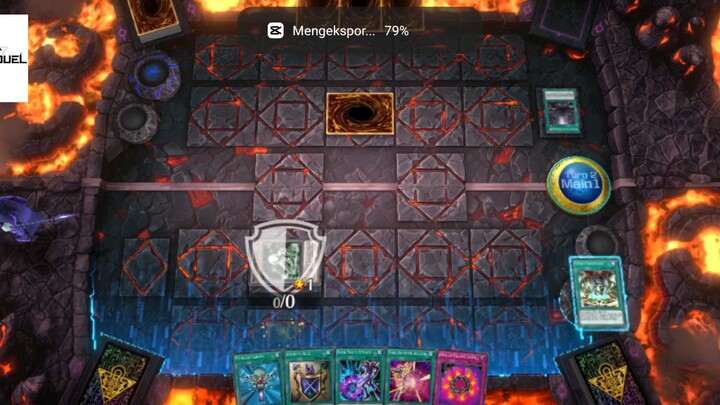 Yu-Gi-Oh master duel 🇮🇩 (dark magician vs absolute monark) rotasi kartu