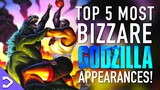 Top 5 Most BIZARRE Godzilla Appearances (NOT From The Movies)