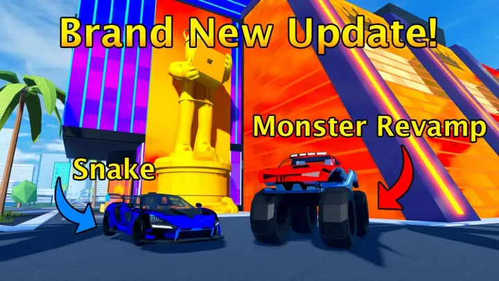 Roblox Jailbreak Update is Out! New Snake, Revamped Monster & Casino, Speed Tests & More!