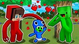Adopted by GREEN RAINBOW FRIENDS FAMILY In Minecraft gameplay Thanks to Maizen JJ and Mikey