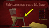 [Gaming][Minecraft - Bedwars]Protecting & hiding in the enemy's bed.