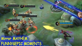 Mirror Mayhem Funny & EPIC moments Mobile Legends