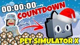 🎄CHRISTMAS UPDATE🎄 COUNTDOWN IN PET SIMULATOR X | OMG FESTIVE HUGE CAT !!
