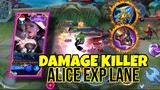 alice damage stronger lifesteal in exp lane 🔥🔥🔥