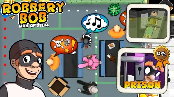 Robbery Bob - Prison Chapter Gameplay Walkthrough Ep 63