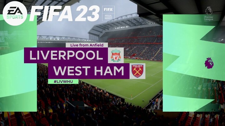 FIFA 23 - Liverpool  vs West Ham @ Anfield #fifa23 #blackweps #fifa23gameplay