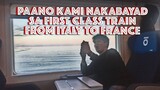 FIRST CLASS TRAIN FROM ITALY TO FRANCE | #JOTG
