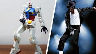 Use Gundam to Dance with Micheal Jackson