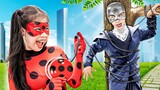 Baby Doll Turns Into Ladybug To Help People - Funny Stories About Baby Doll Family