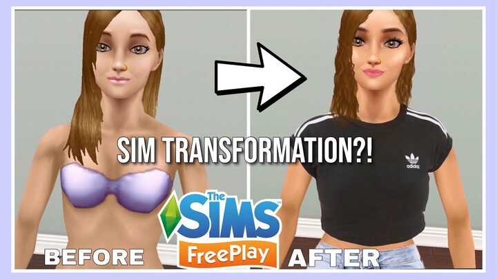 giving my sim a MAKEOVER on the SIMS FREEPLAY?!