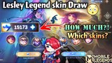 LESLEY LEGEND SKIN DRAW!🔥HOW MUCH?!🤯70 Spins, Angelic Agent and Selena Virus cost!!