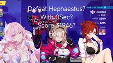 [HI3SEA] Memorial Arena Hephaestus 0s 31946 Score With All Budget Valkry